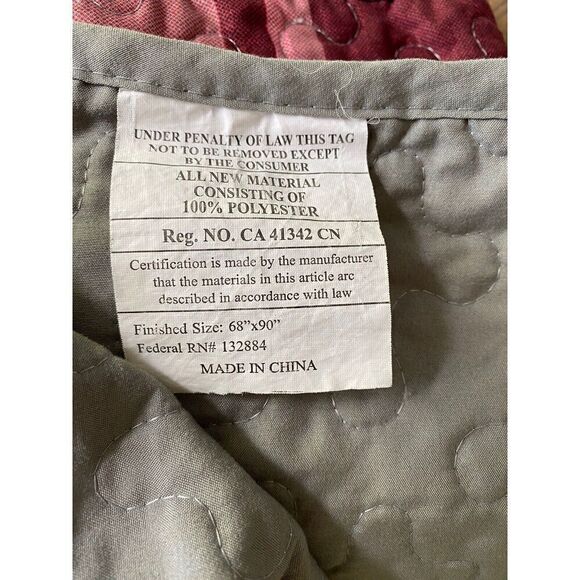 Simple Plaid Puzzle Zag Thread Bed Blanket/Coverlet - Picture 7 of 8